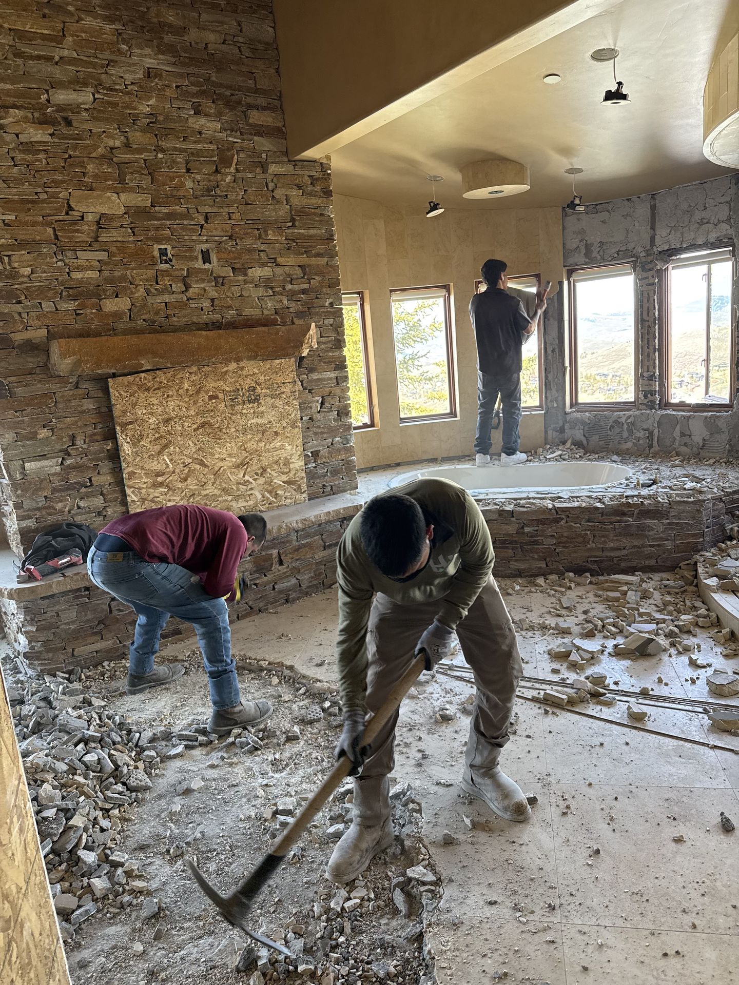 High West excavation and construction project