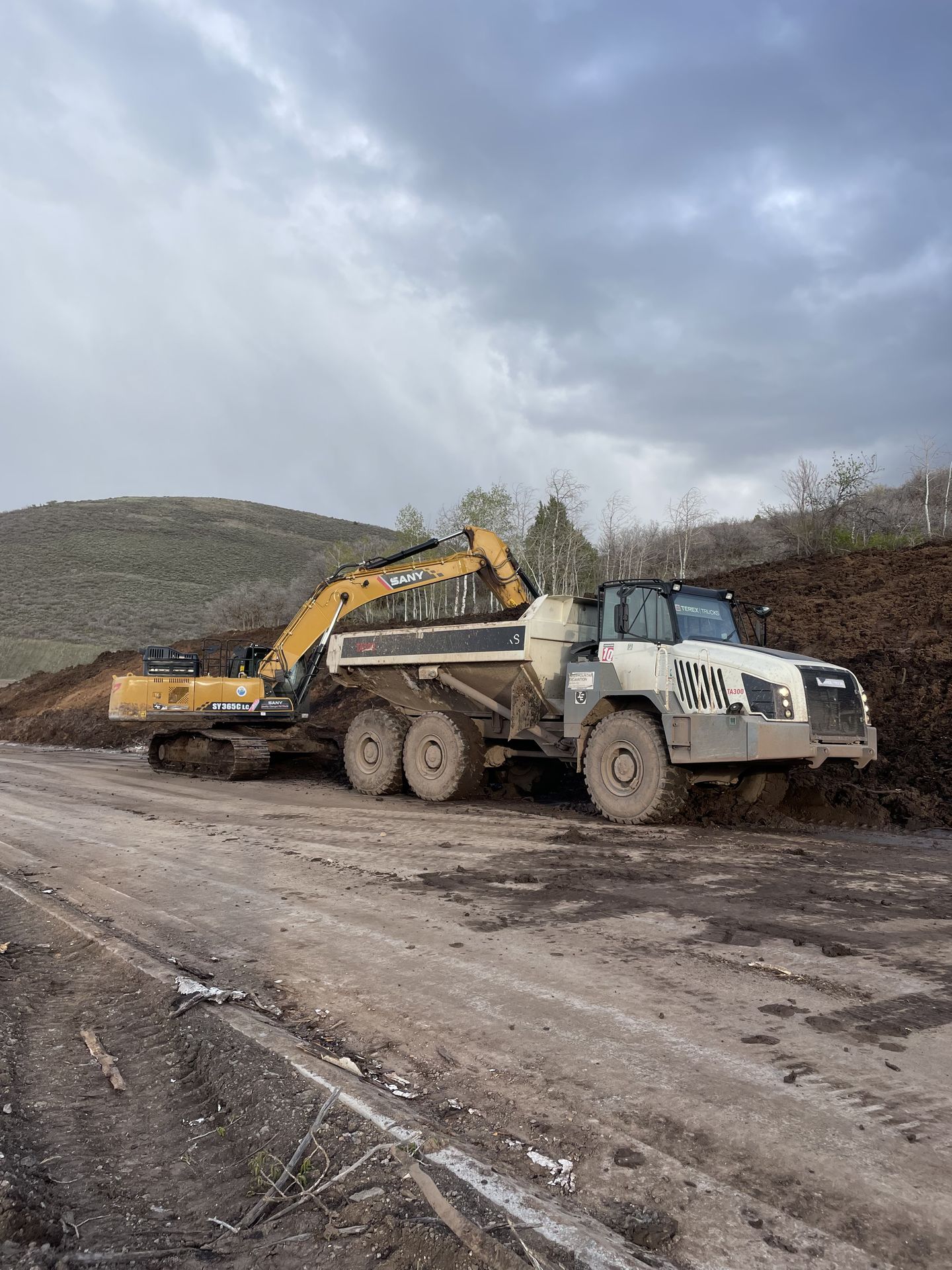 High West excavation and construction project