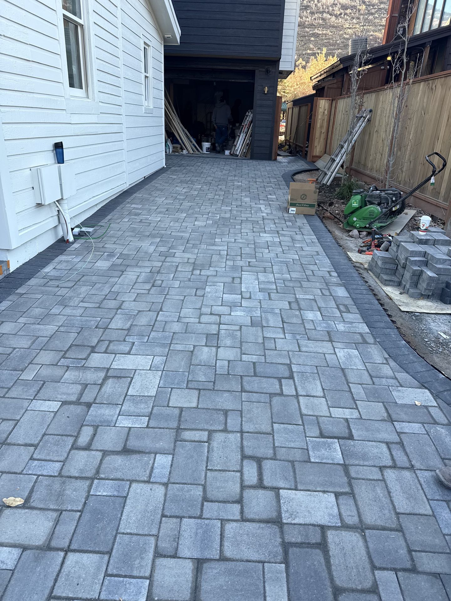 High West hardscaping project