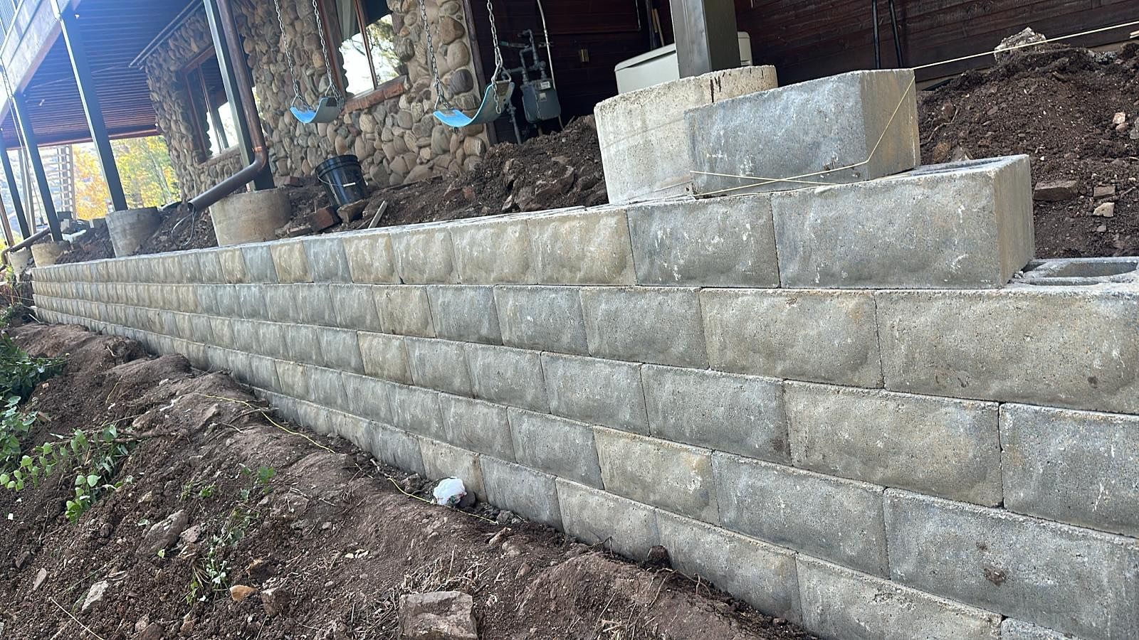 High West hardscaping project