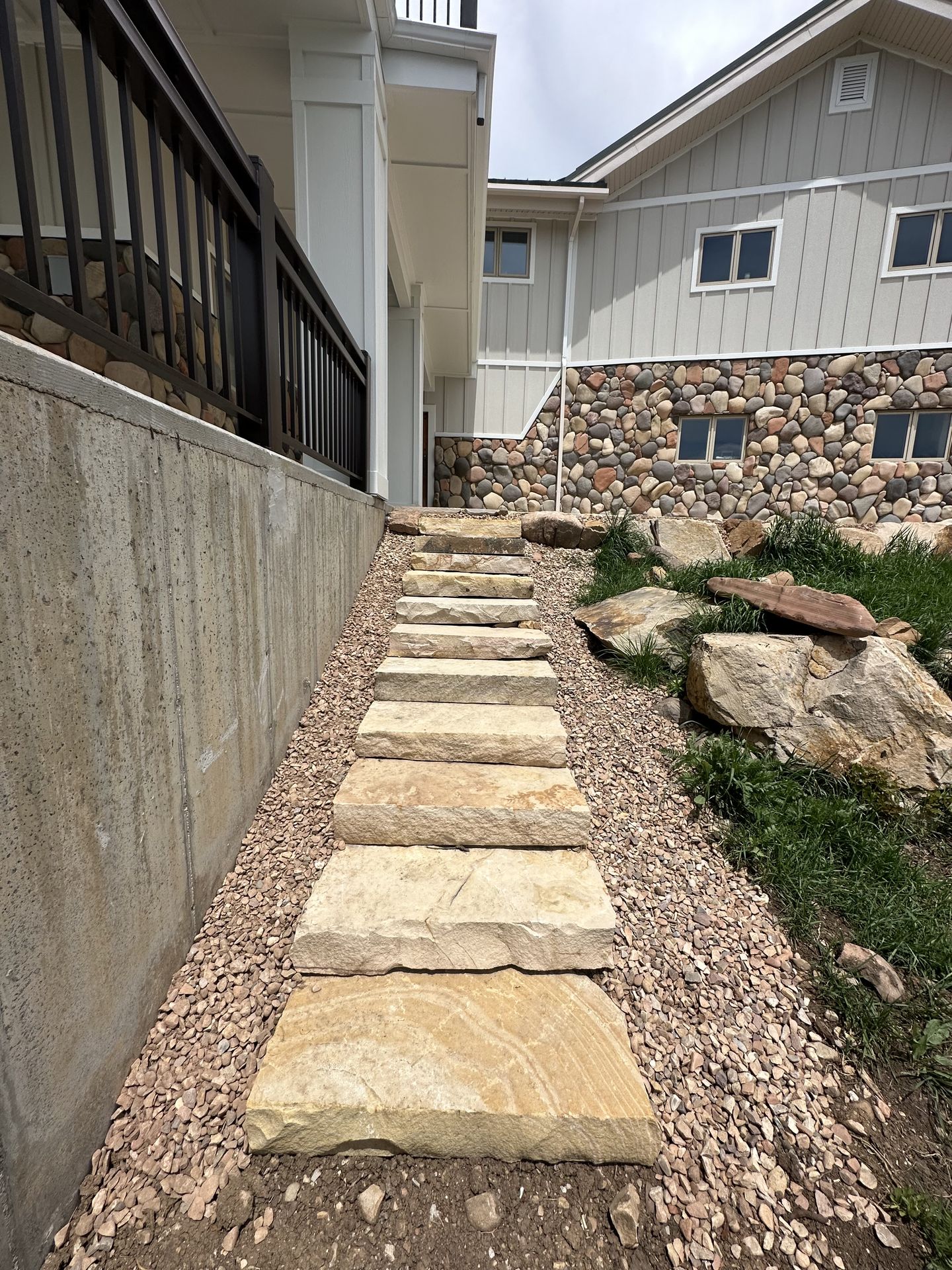 High West hardscaping project
