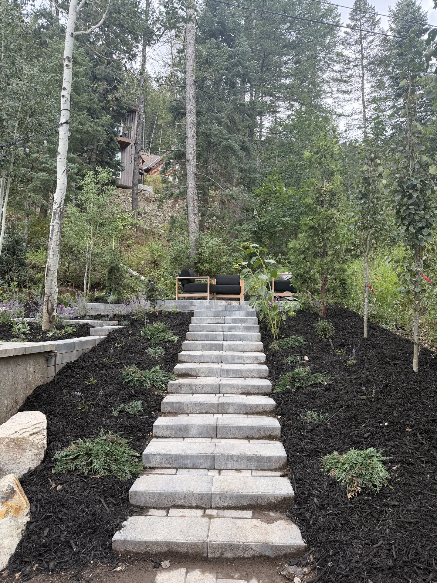 High West hardscaping project
