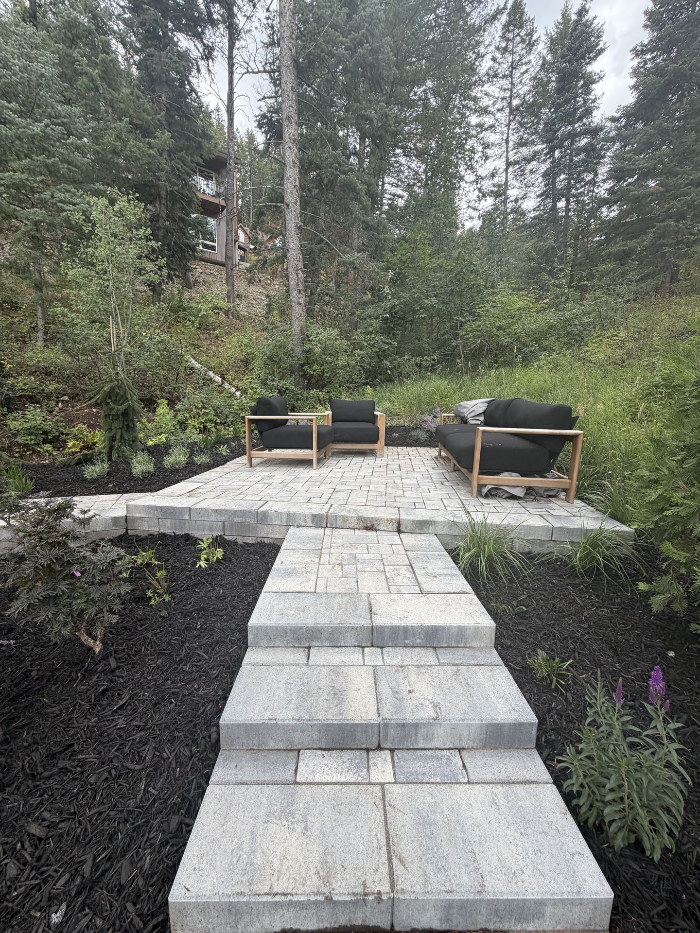 High West hardscaping project