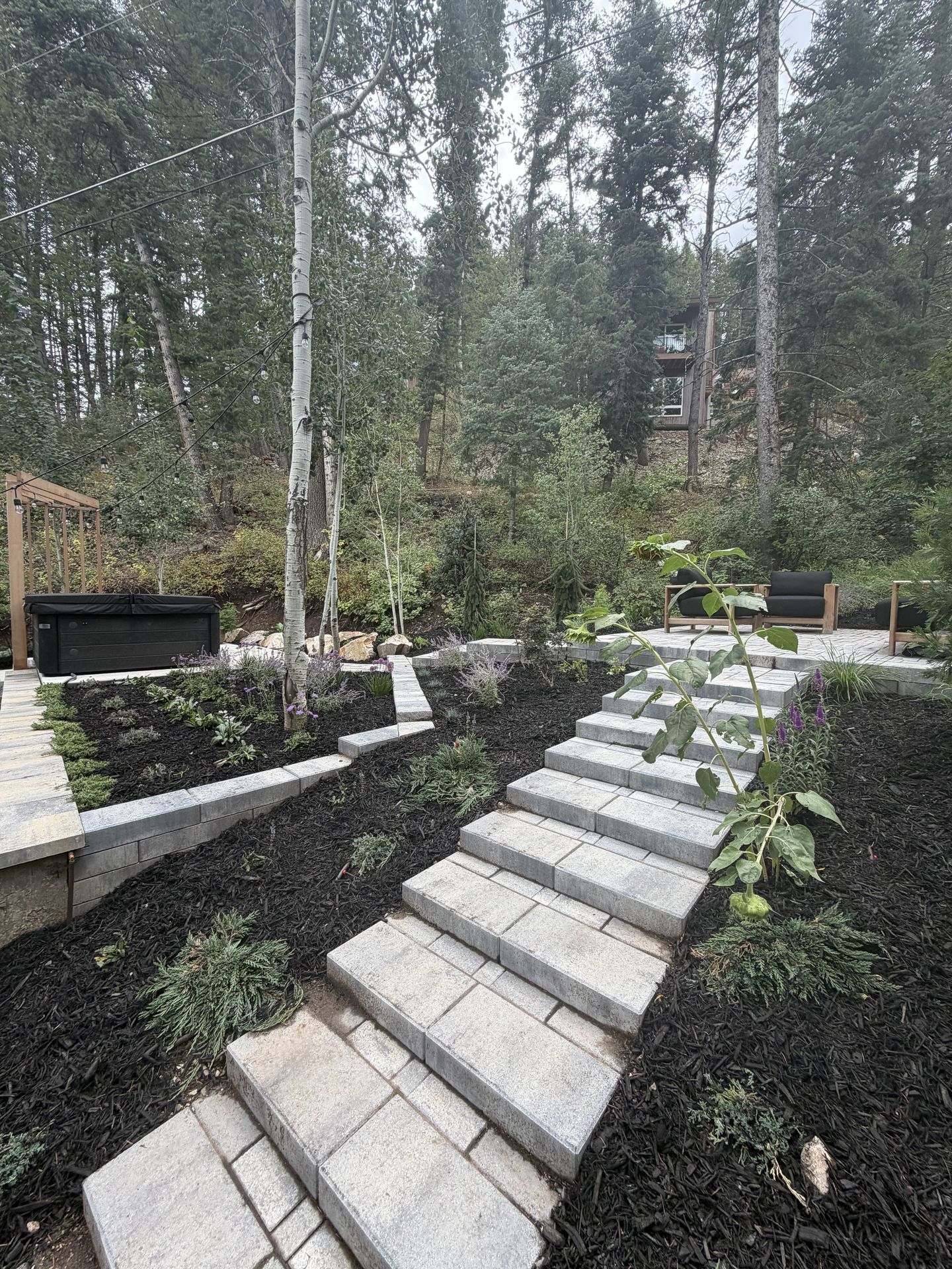 High West hardscaping project