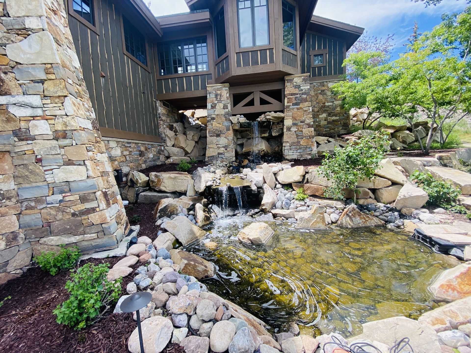 High West hardscaping project