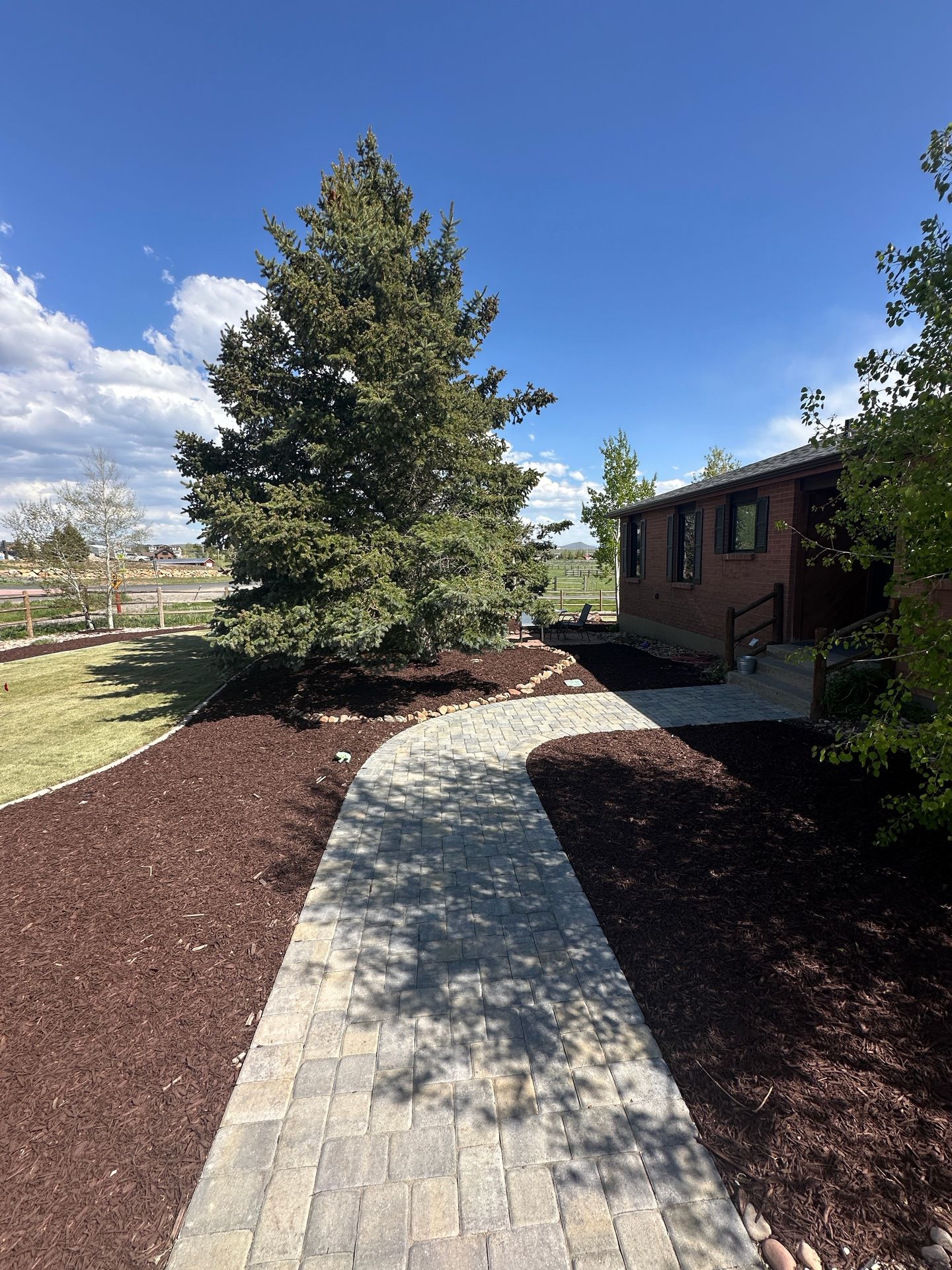 High West hardscaping project