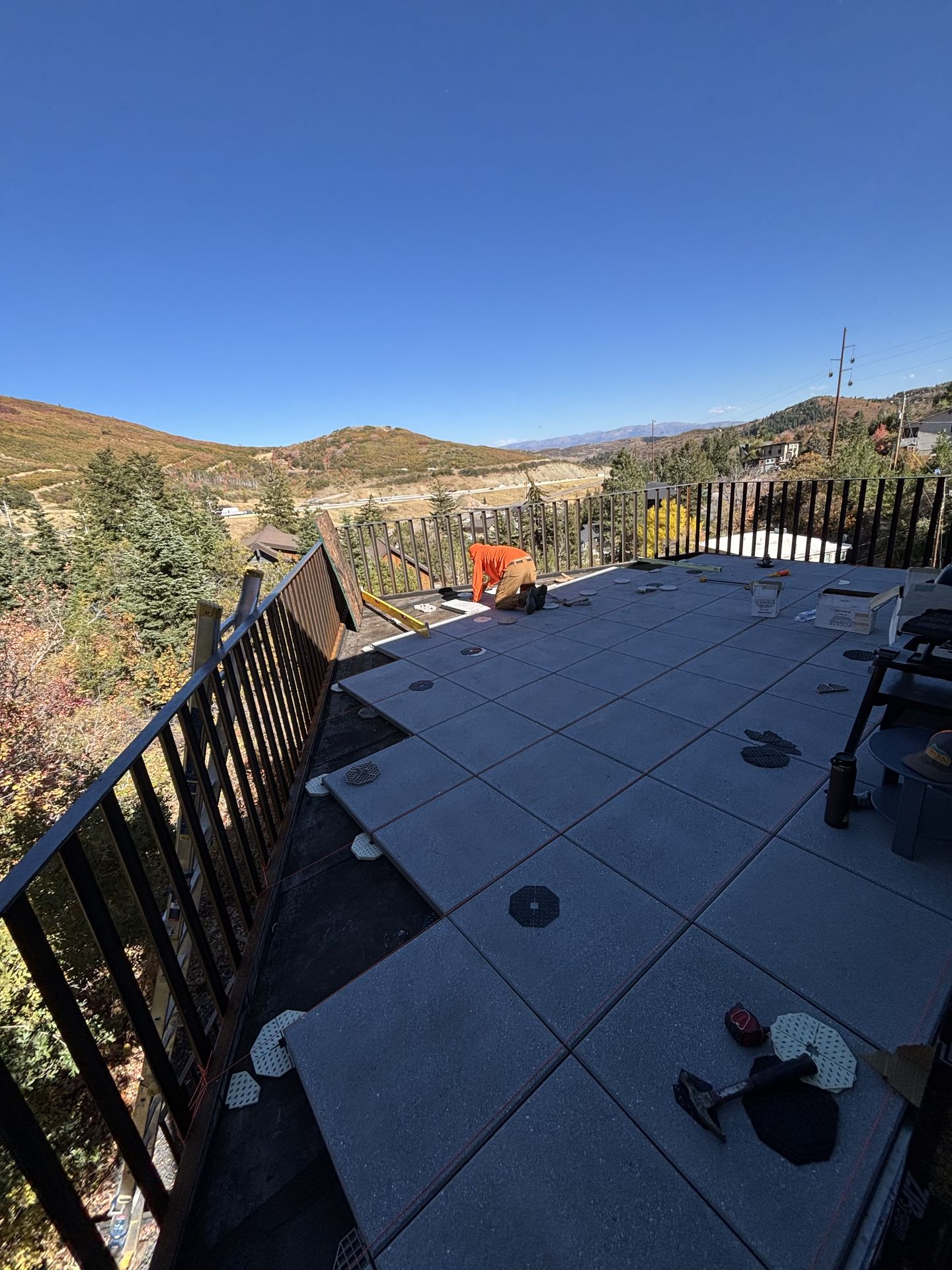 High West hardscaping project