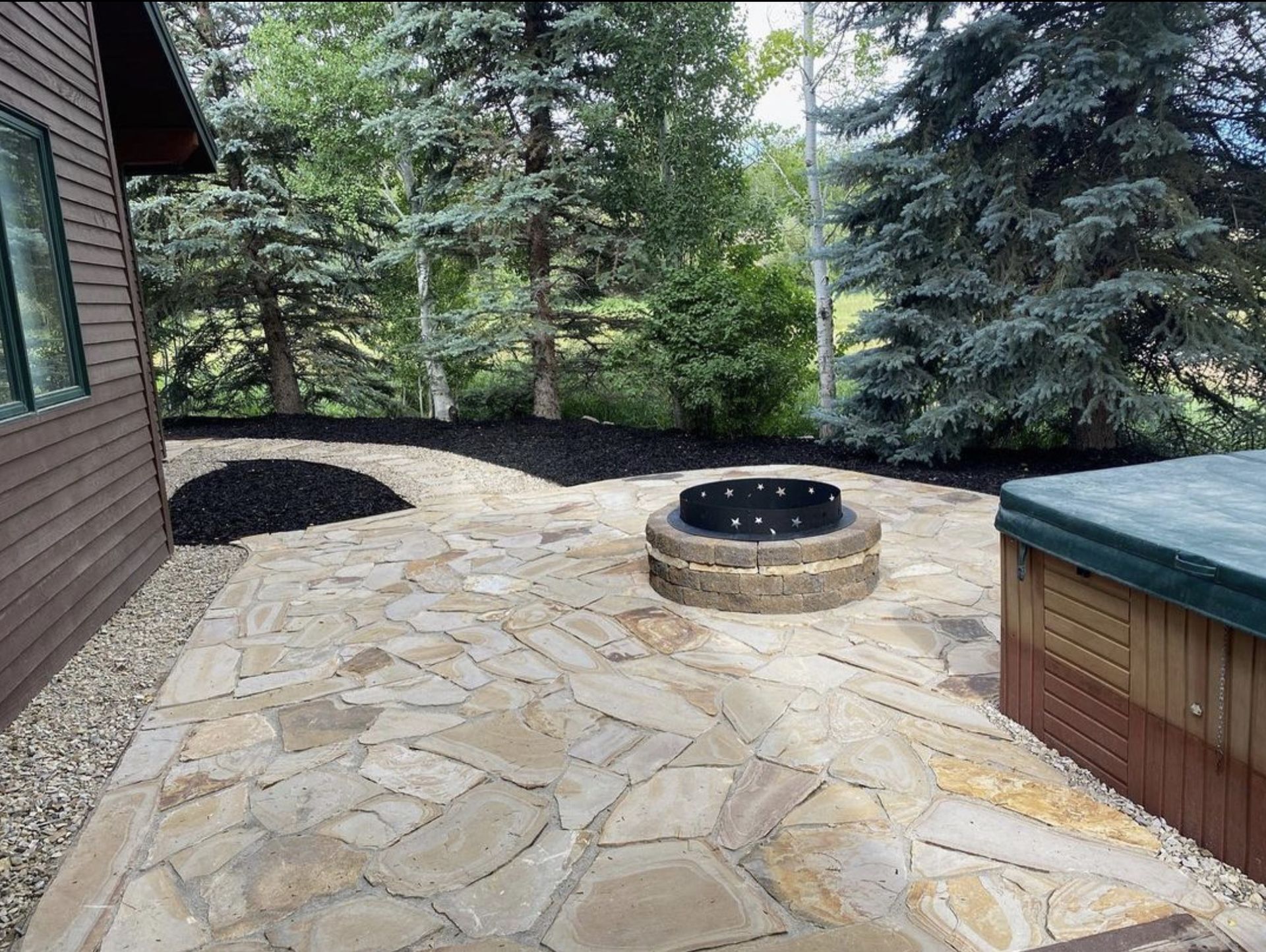 High West hardscaping project