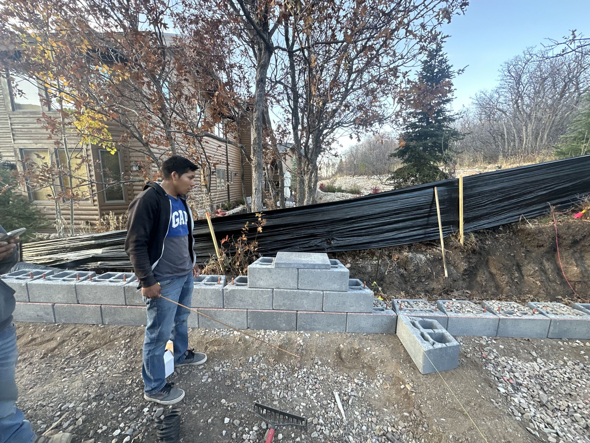 High West hardscaping project