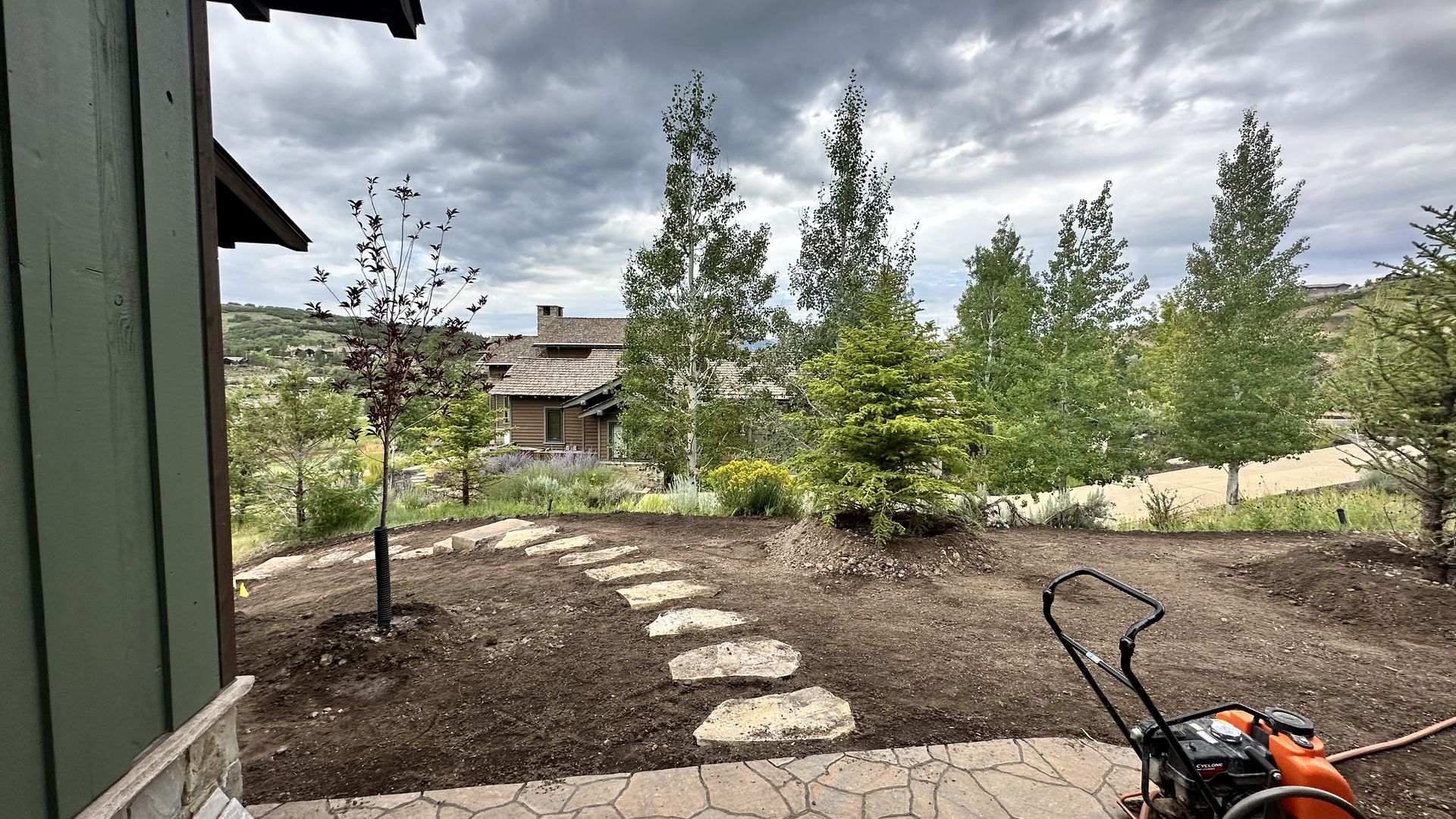 High West hardscaping project