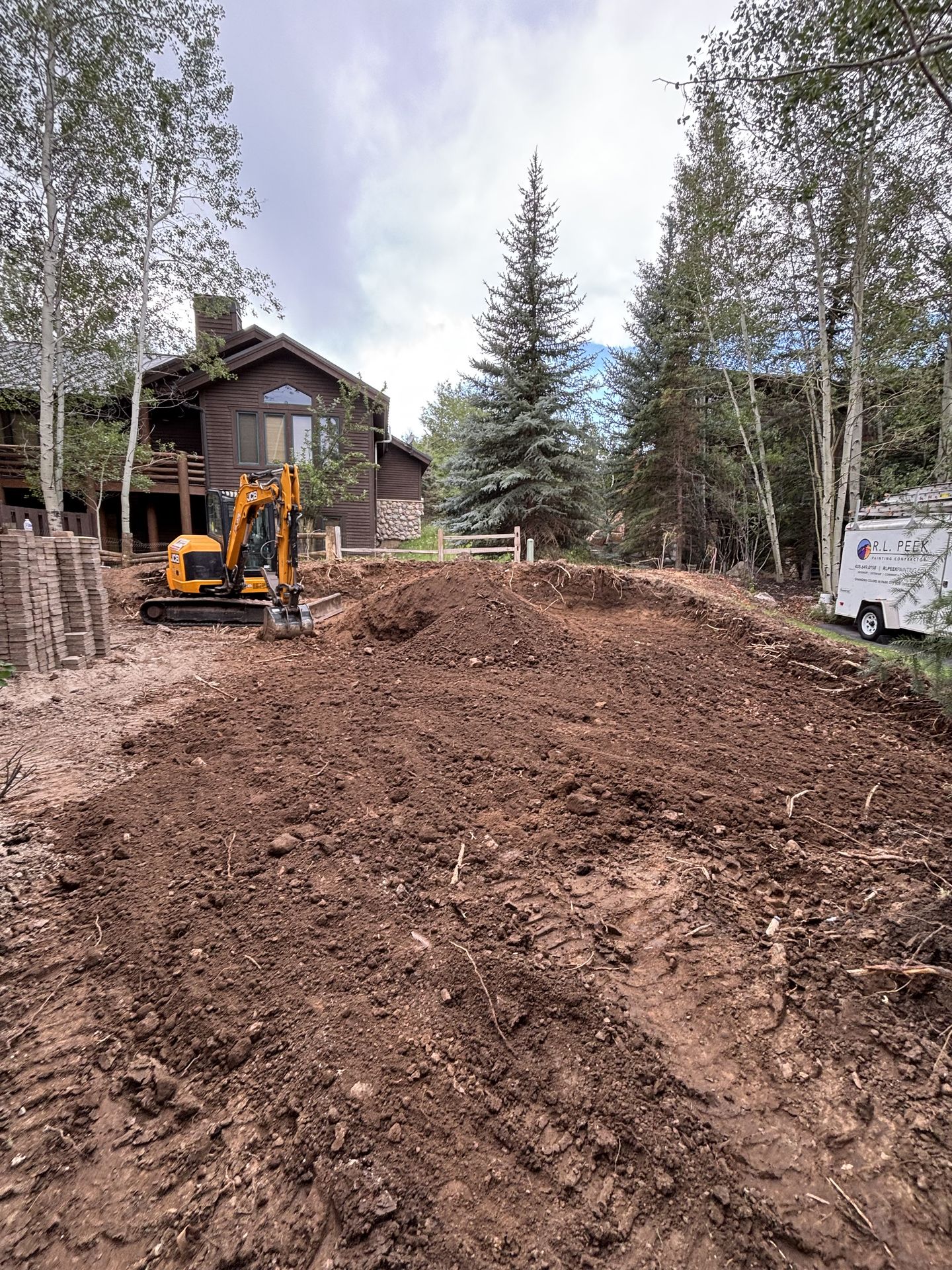 High West hardscaping project