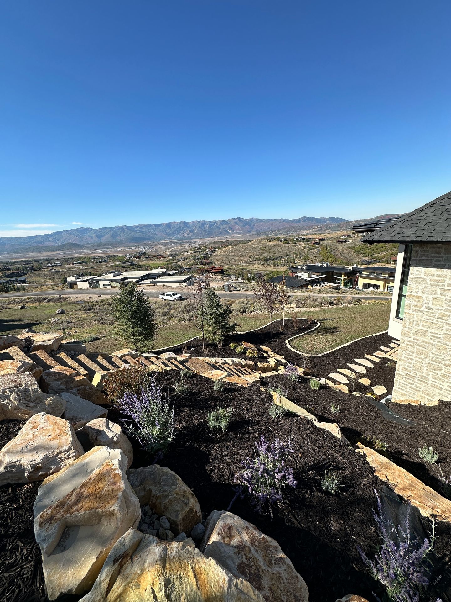 High West hardscaping project