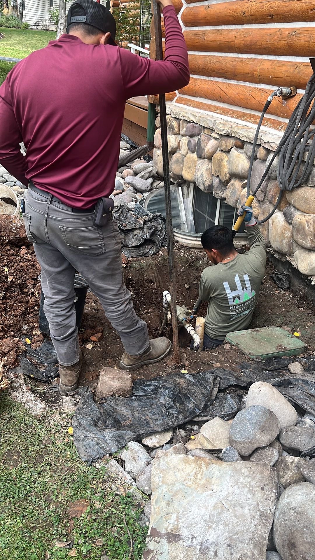 High West crew installing irrigation