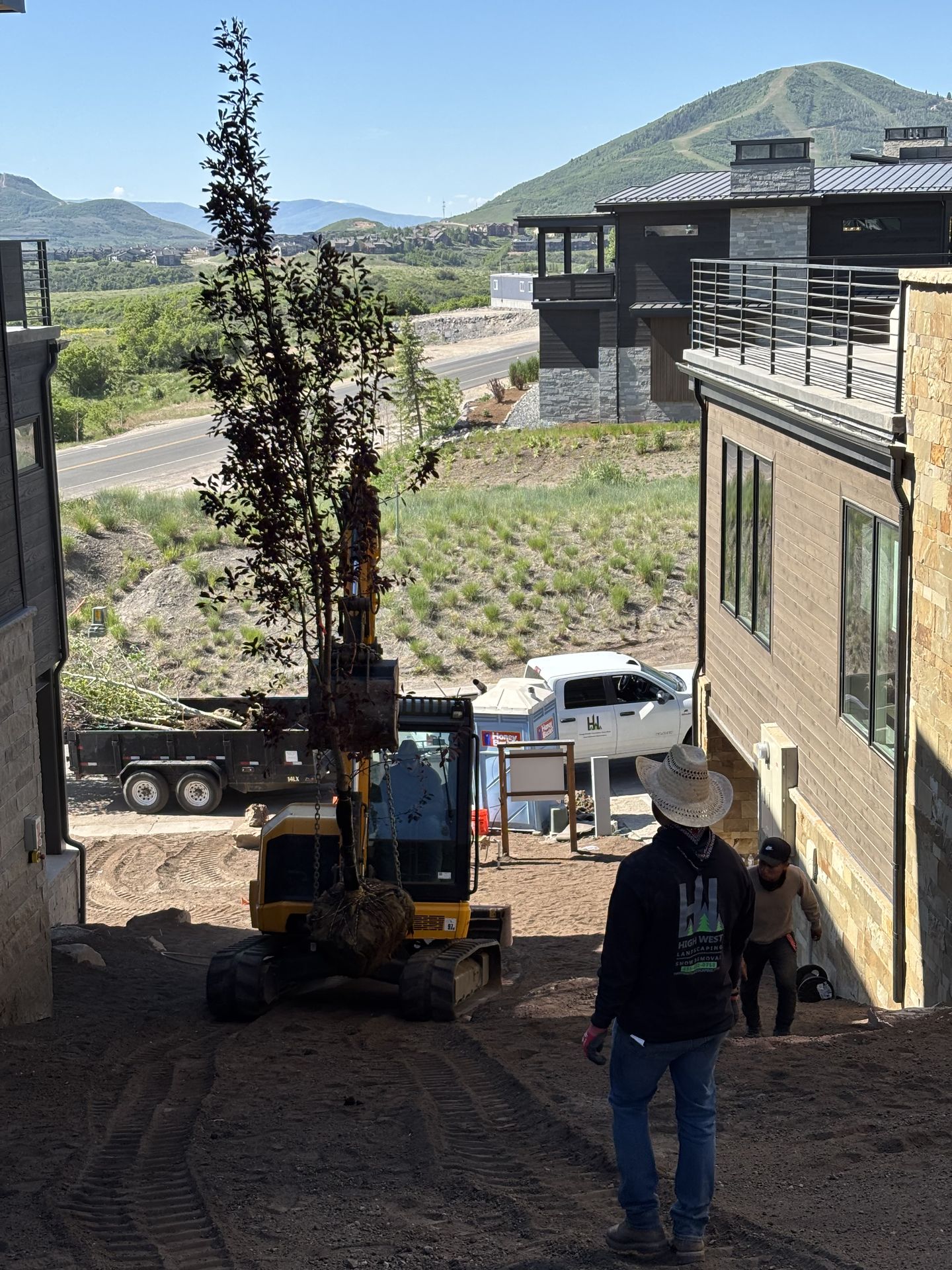 High West landscaping project