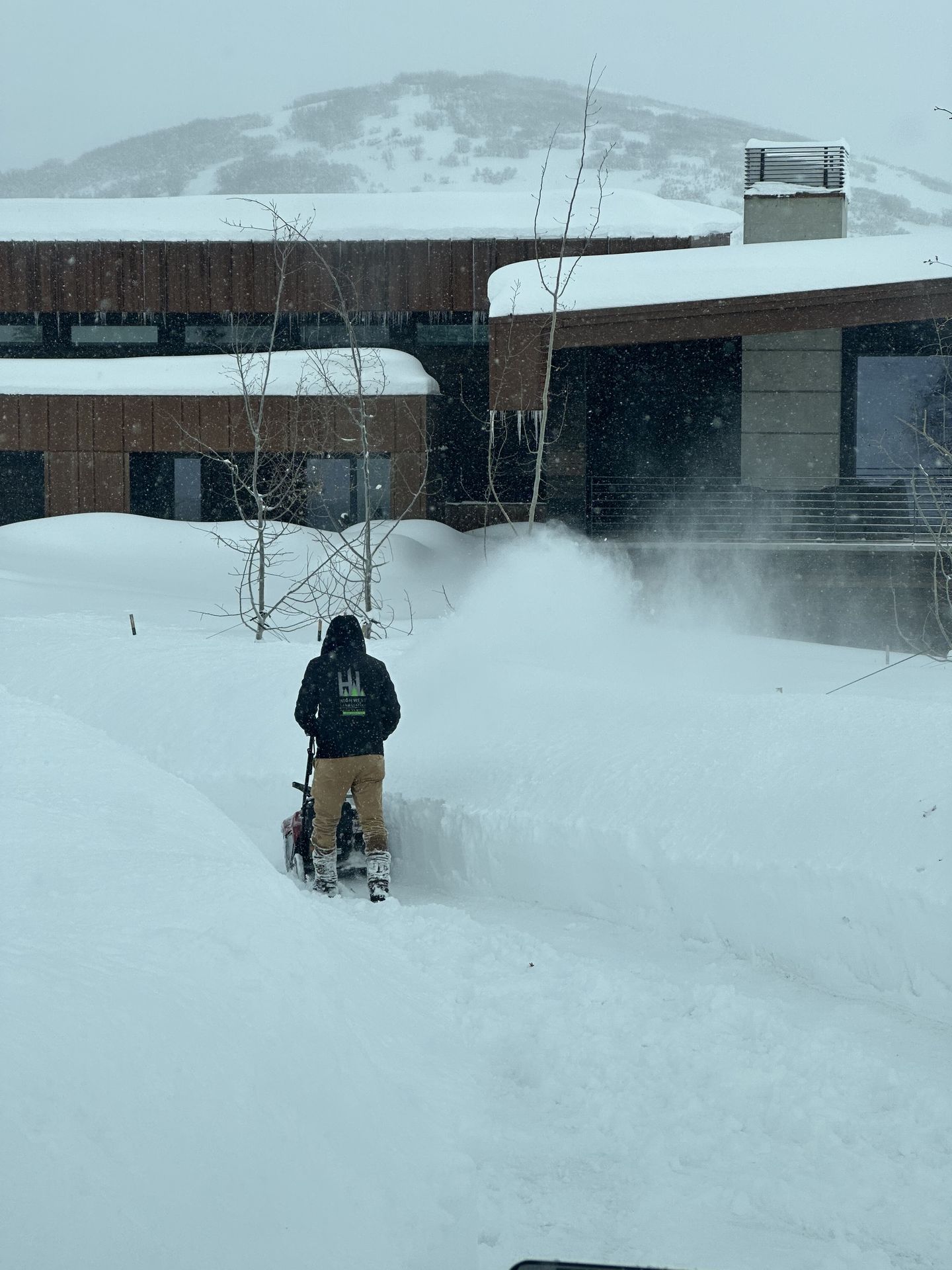High West snow and ice management